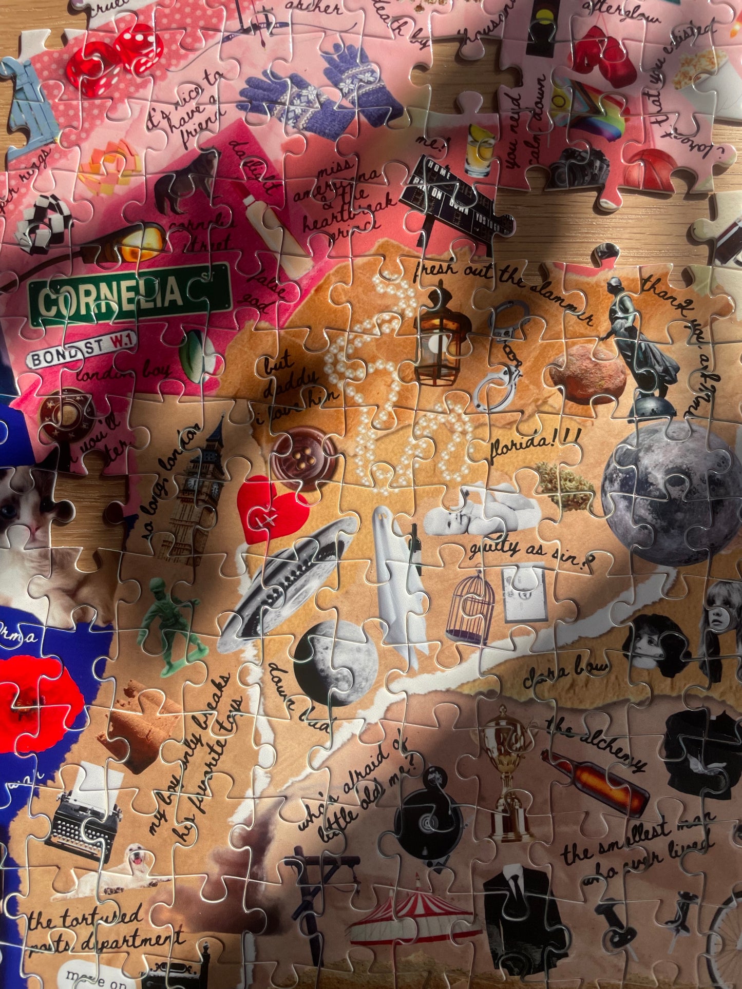 Taylor Swift Themed Jigsaw Puzzle with Tin